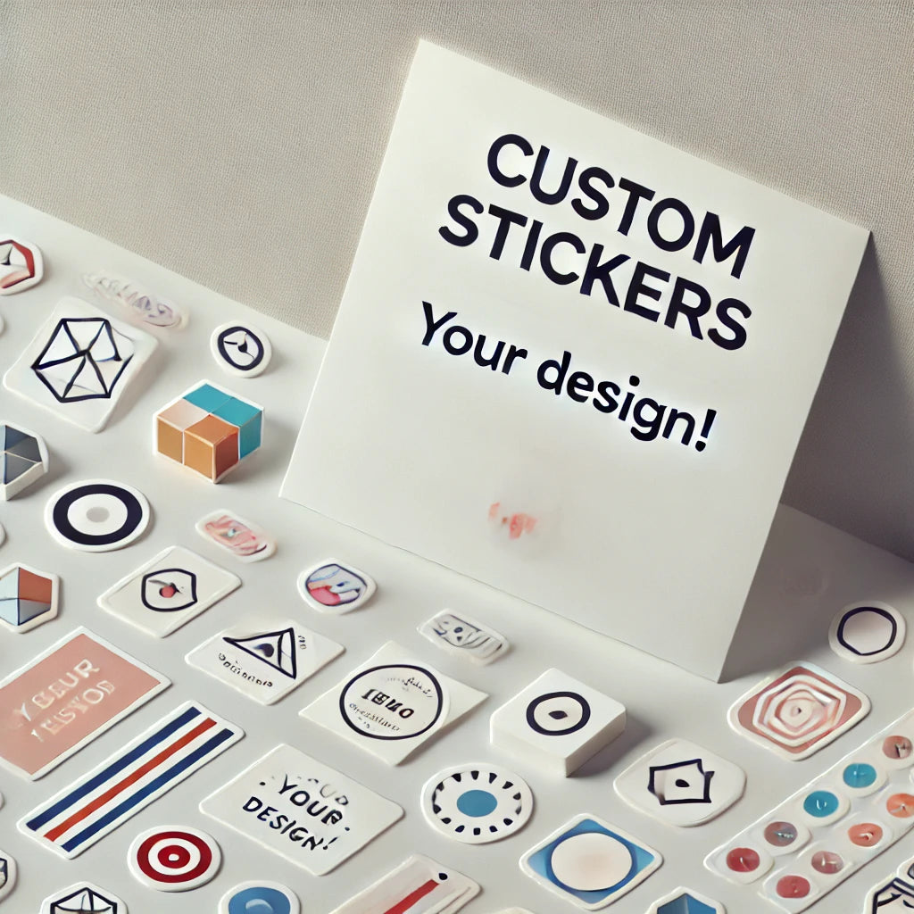 Stickers with optional logo/design